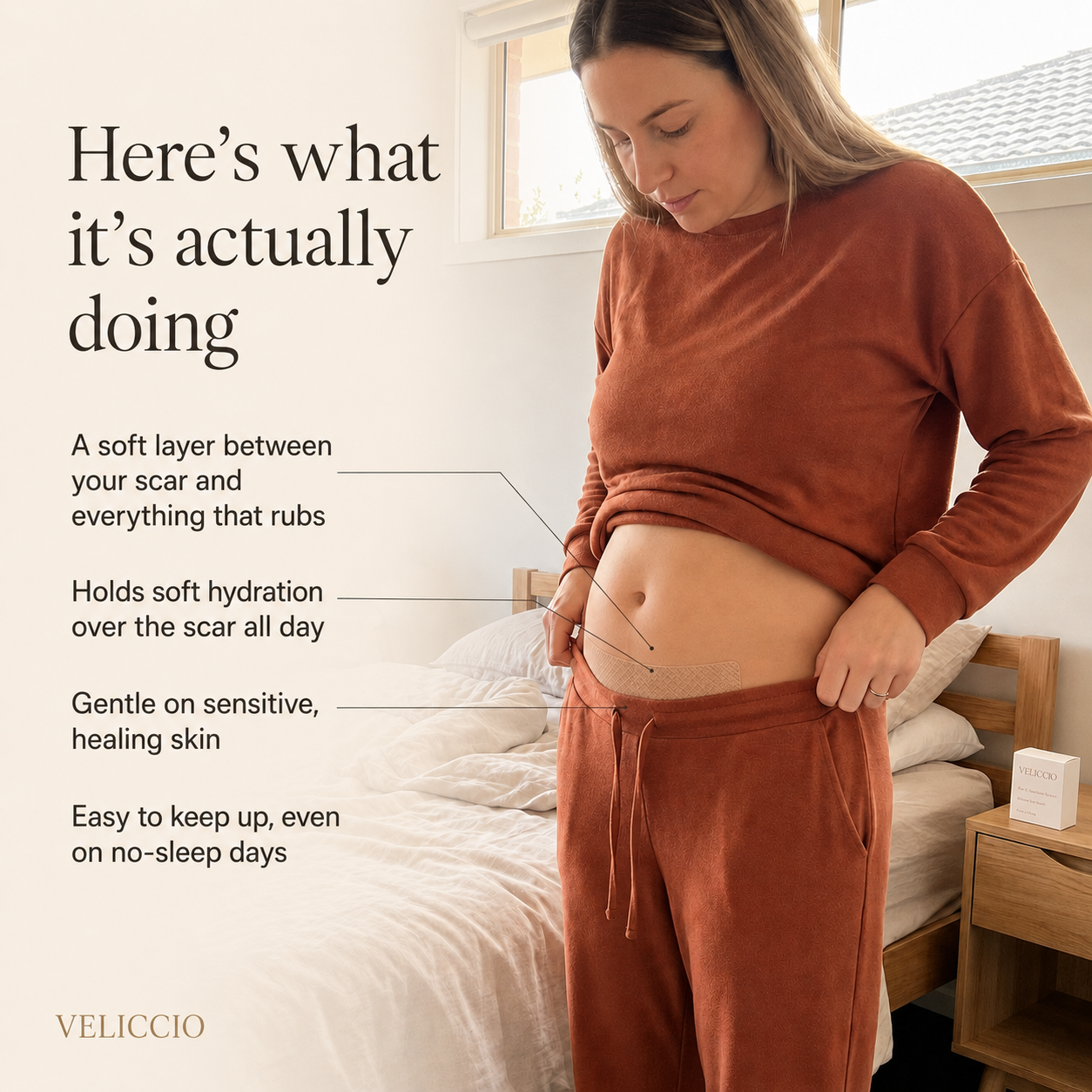 Veliccio C-Section Silicone Scar Sheets