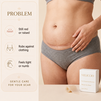Veliccio C-Section Silicone Scar Sheets