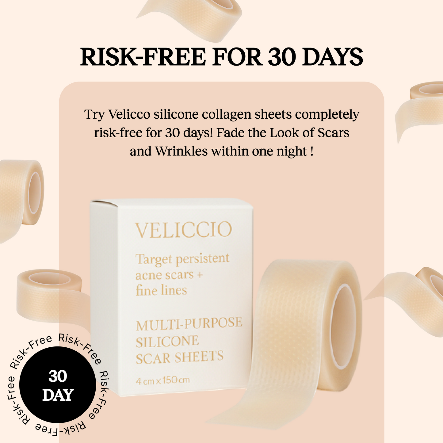 Veliccio Silicone Collagen Sheets